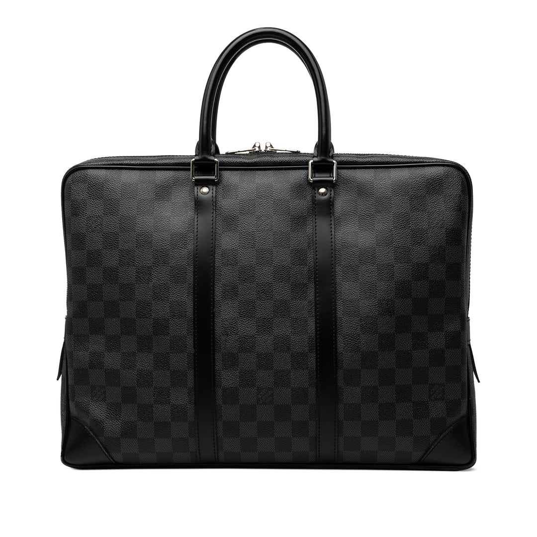 Louis Vuitton Porte Documents Voyage PM Damier Graphite Noir
