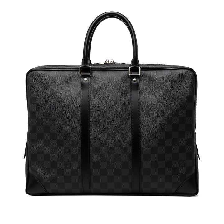 Louis Vuitton Porte Documents Voyage PM Damier Graphite Noir