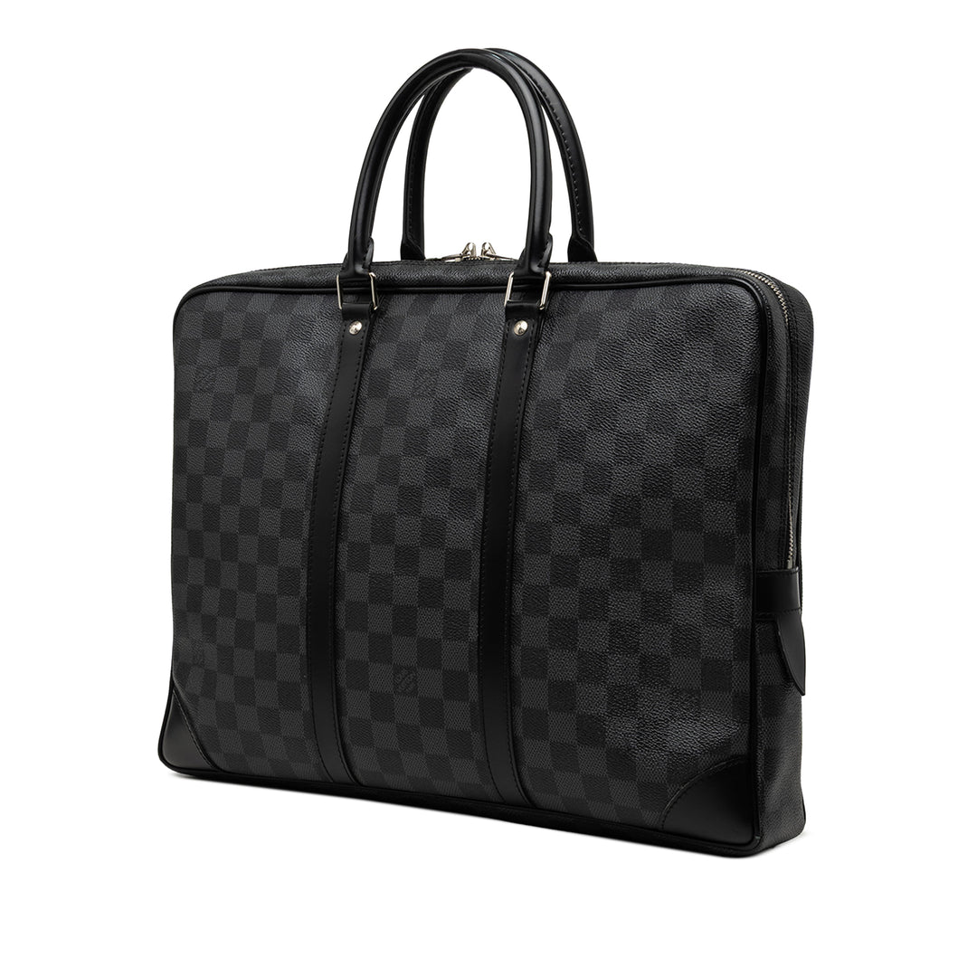Louis Vuitton Porte Documents Voyage PM Damier Graphite Noir