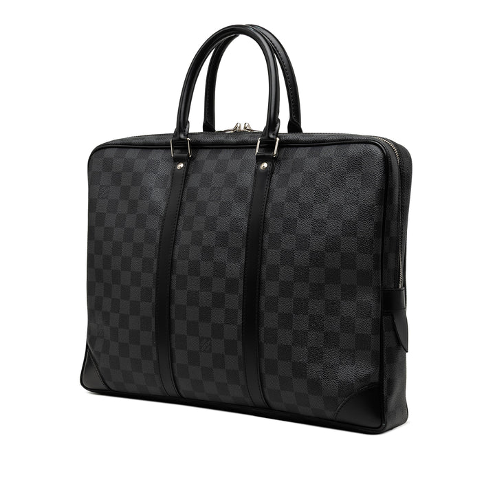 Louis Vuitton Porte Documents Voyage PM Damier Graphite Noir