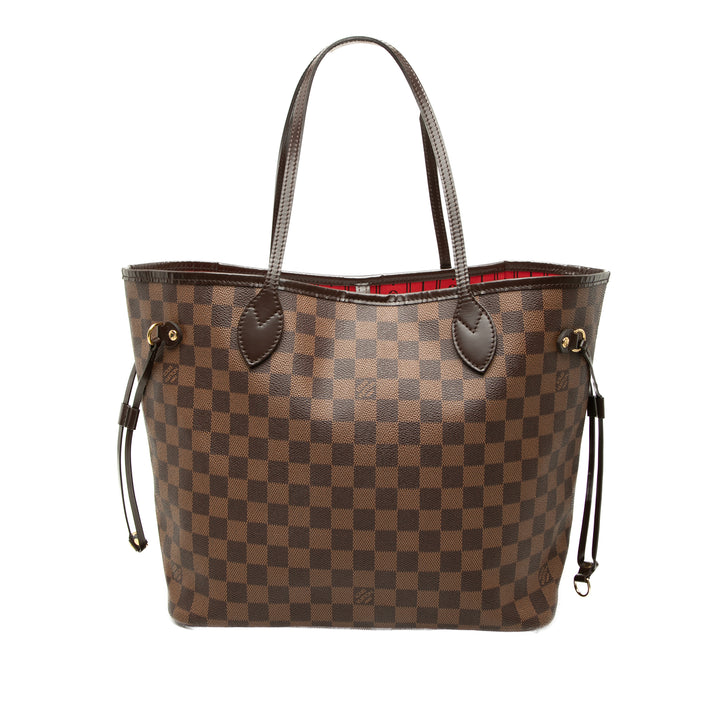 Louis Vuitton Cabas Neverfull Damier Ébène MM Marron – vue principale – GABY PARIS