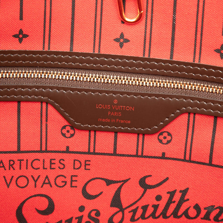 Louis Vuitton Cabas Neverfull Damier Ébène MM Marron – vue 5 – GABY PARIS