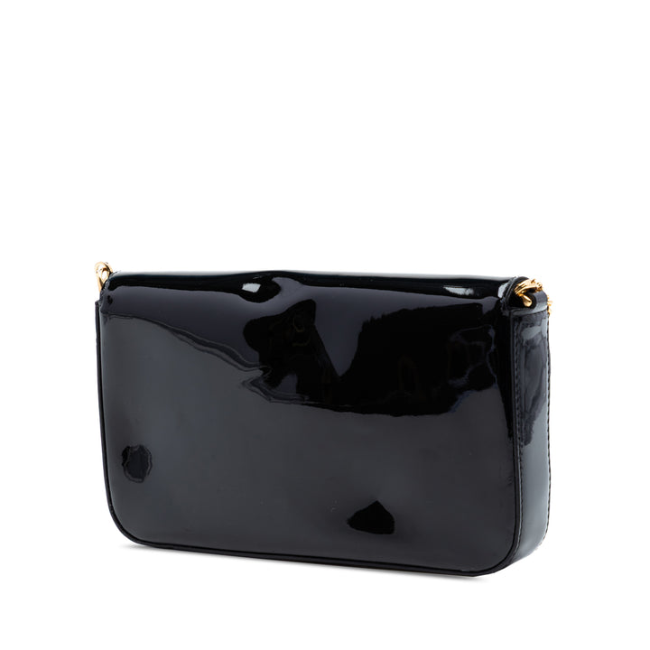 Fendi Cuir verni F Is Fendi Envelope Wallet on Chain