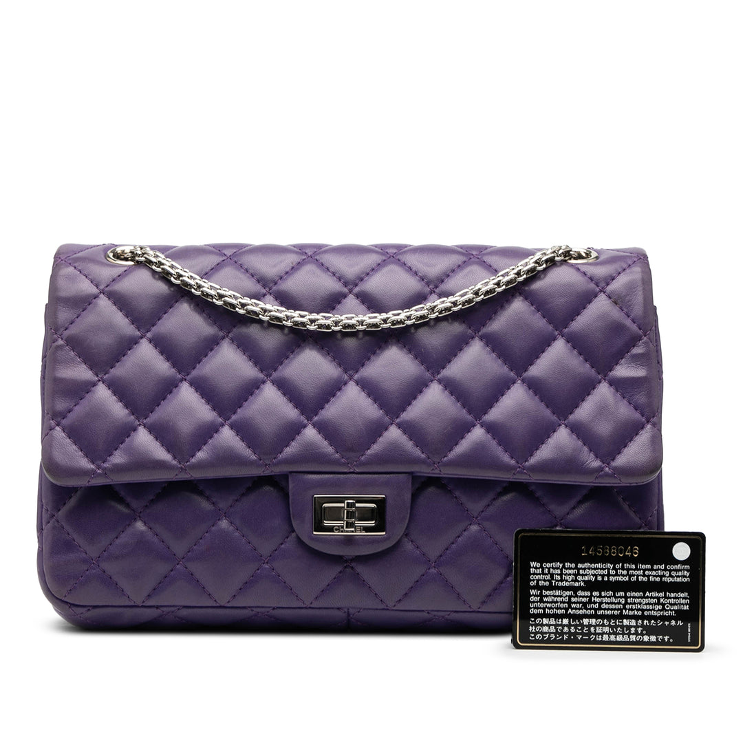 Chanel Matelassé Cuir d’agneau Reissue 2.55 Double rabat 226 – GABY PARIS Authentique