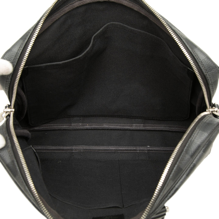 Porte Documents Voyage PM Damier Graphite Noir