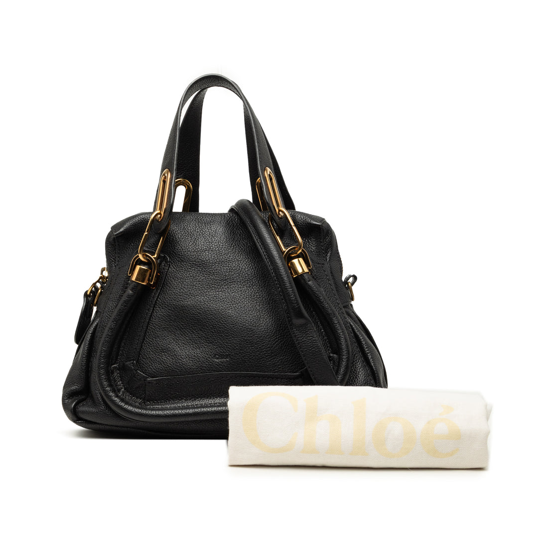 Chloé Pebbled Paraty Sac Petit Cuir