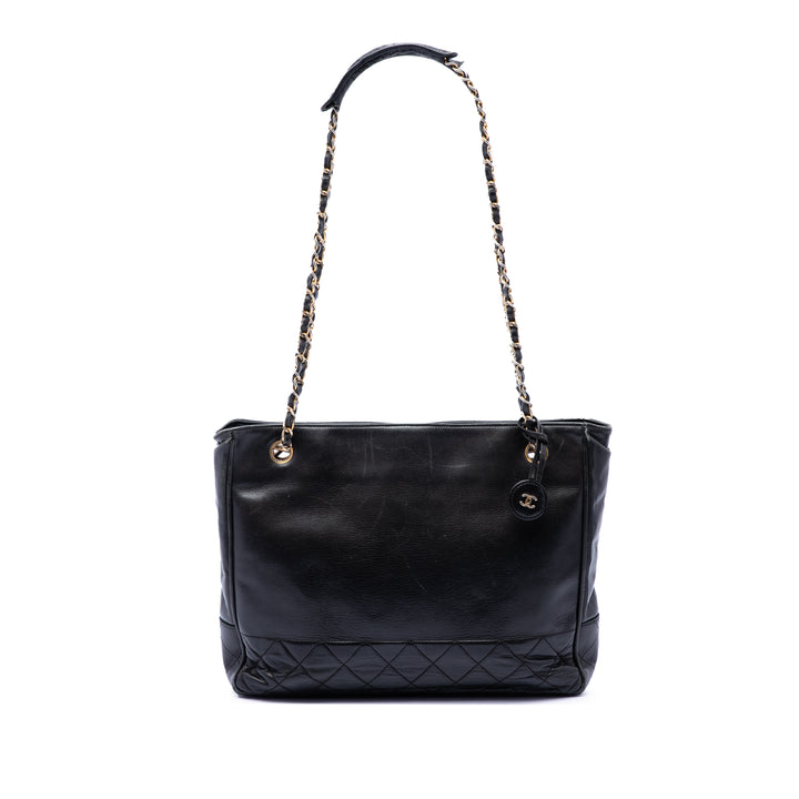 Chanel Matelassé Cuir d’agneau Cabas chaîne