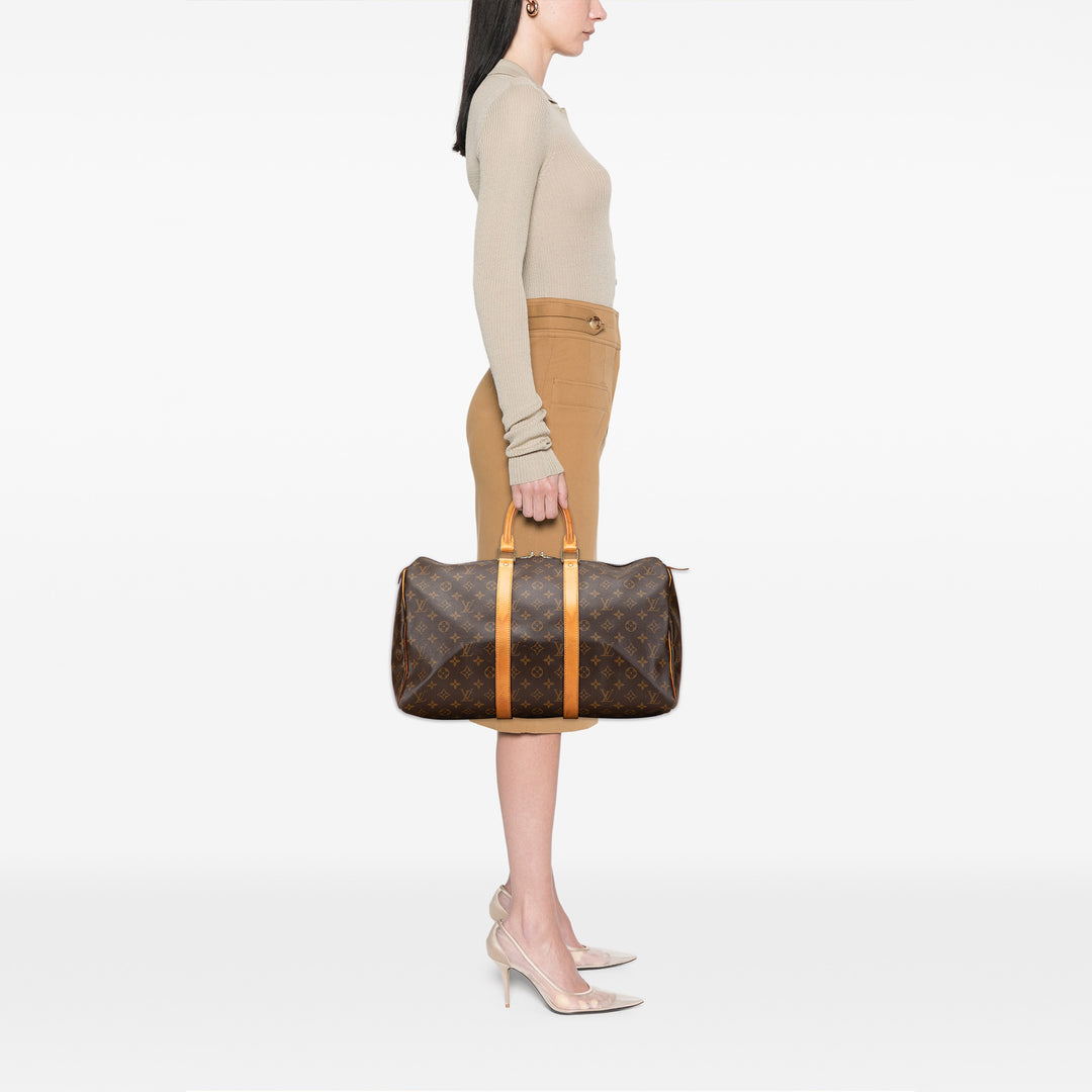 Louis Vuitton Monogram Keepall 45 Marron