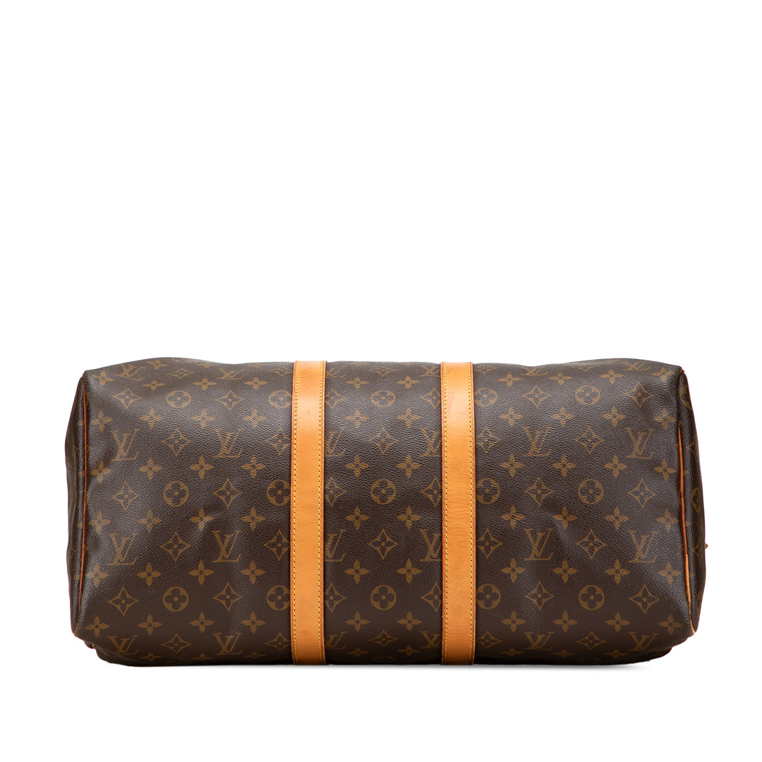 Louis Vuitton Monogram Keepall 45 Marron