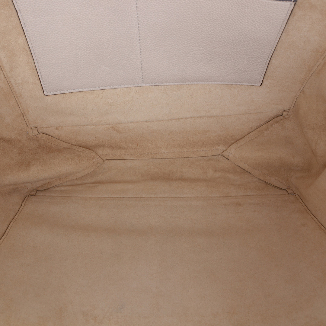 grainé Trois volets Cabas Moyen Cuir de veau grainé Beige