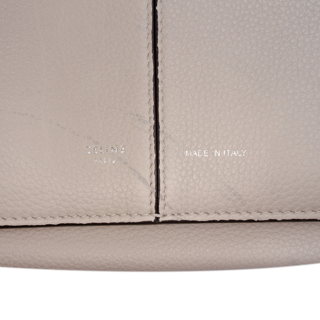 grainé Trois volets Cabas Moyen Cuir de veau grainé Beige