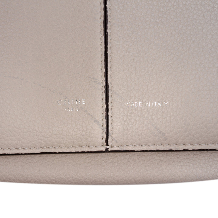 grainé Trois volets Cabas Moyen Cuir de veau grainé Beige