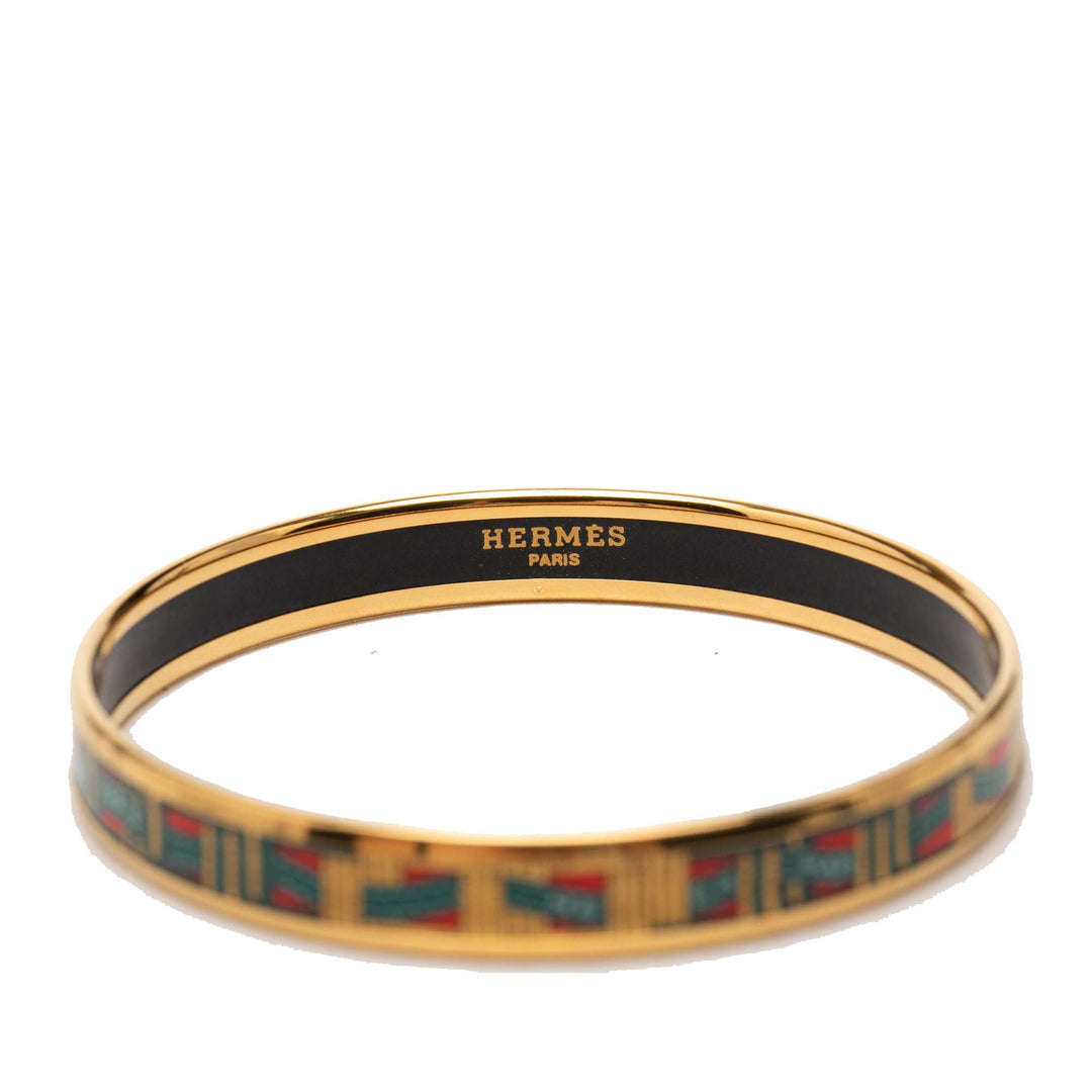 Narrow Cloisonne Émail Bangle 62 Multi Multicolore