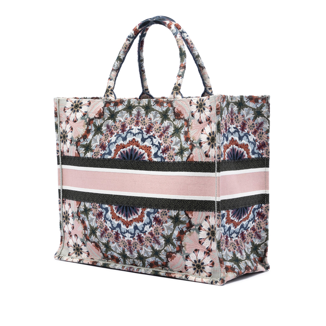 Dior Book Tote brodé KaleiDiorscopic Grand Rose – vue 2 – GABY PARIS