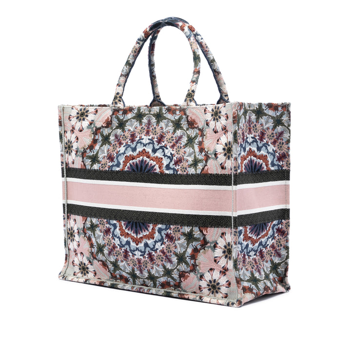 Dior Book Tote brodé KaleiDiorscopic Grand Rose – vue 2 – GABY PARIS
