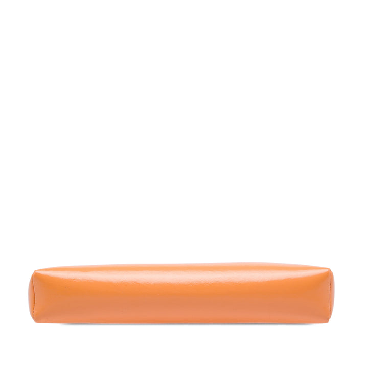 Chanel brillant Froissé 31 Cabas Nano Cuir de veau Orange