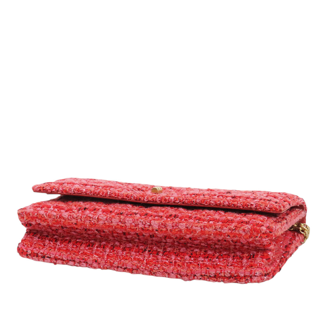 Chanel Matelassé Tweed Reissue 2.55 Wallet on Chain