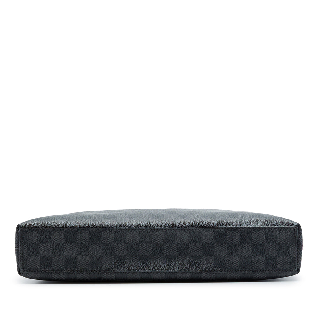 Louis Vuitton Porte Documents Jour Damier Graphite Noir – vue 3 – GABY PARIS