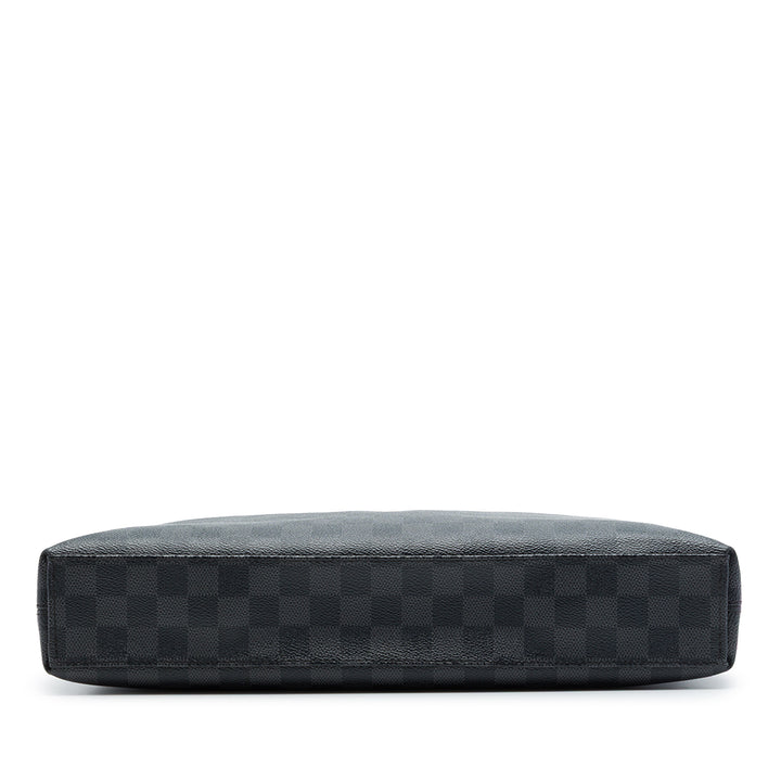 Louis Vuitton Porte Documents Jour Damier Graphite Noir – vue 3 – GABY PARIS