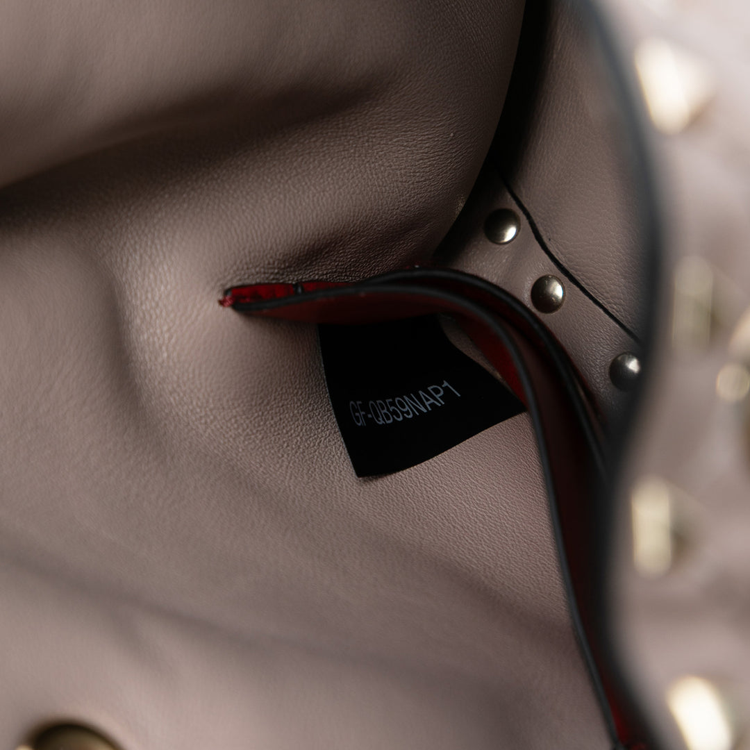 Valentino Small Cuir Rockstud Spike Bucket Sac