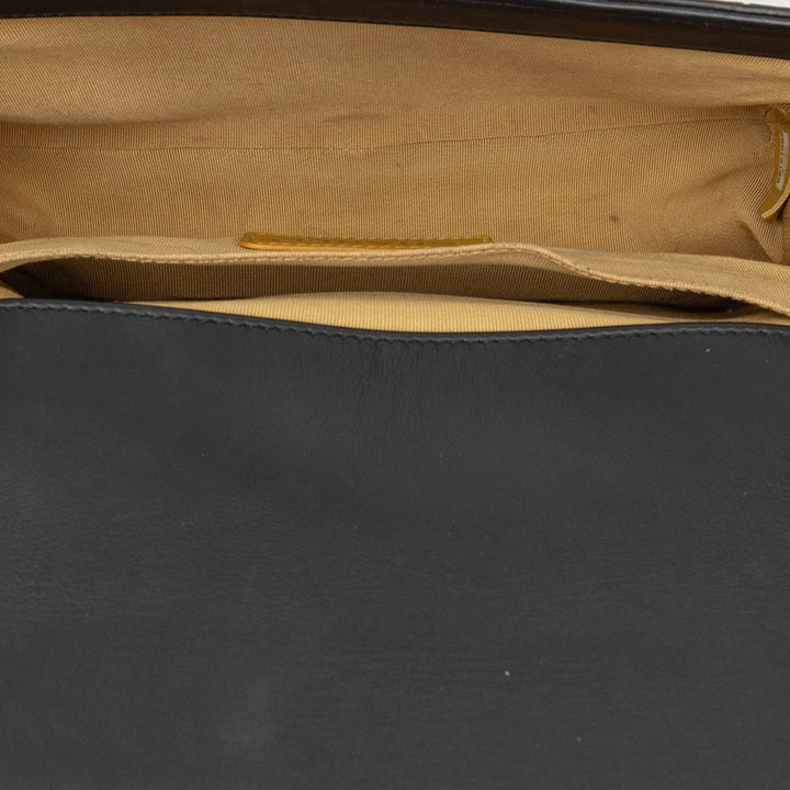 Chanel Medium Croc embossé Cuir Graffiti Cocodile Boy à rabat