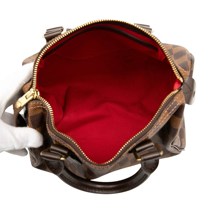 Louis Vuitton Damier Ebene Speedy 25 Marron – GABY PARIS Authentique