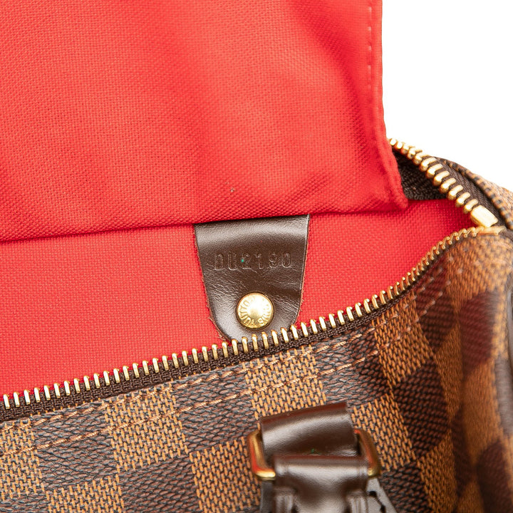 Louis Vuitton Damier Ebene Speedy 25 Marron – GABY PARIS Authentique