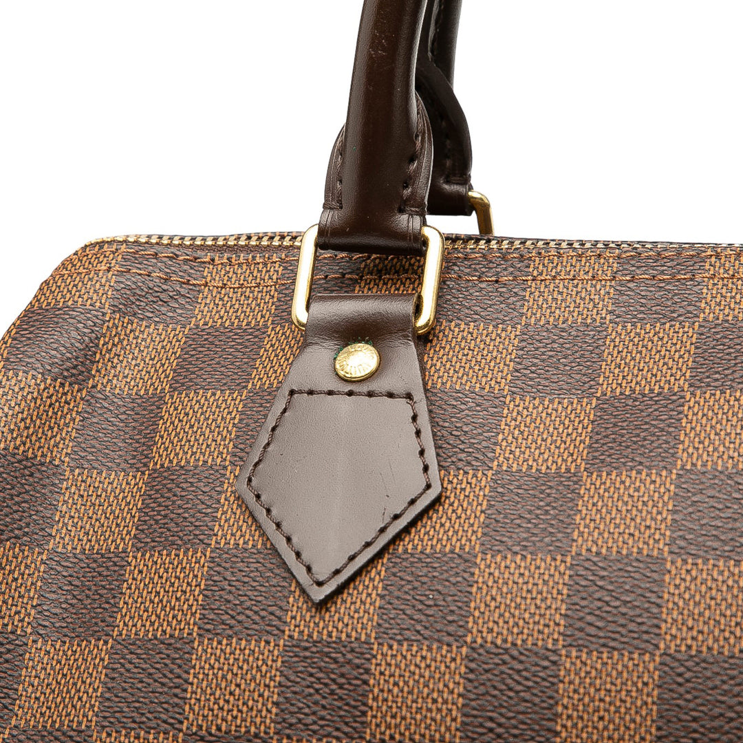 Louis Vuitton Damier Ebene Speedy 25 Marron – GABY PARIS Authentique