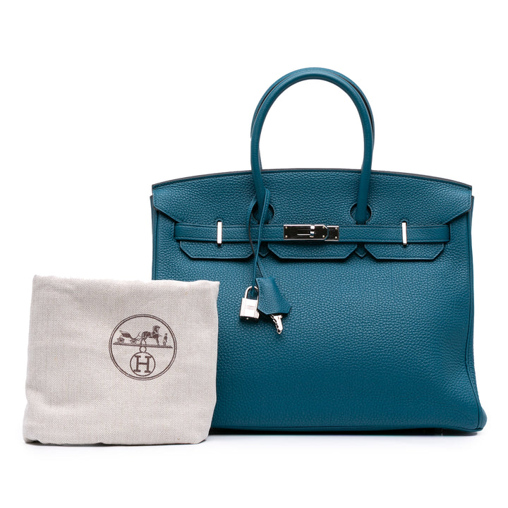 Togo Birkin Retourne 35 Blue - Gaby Paris