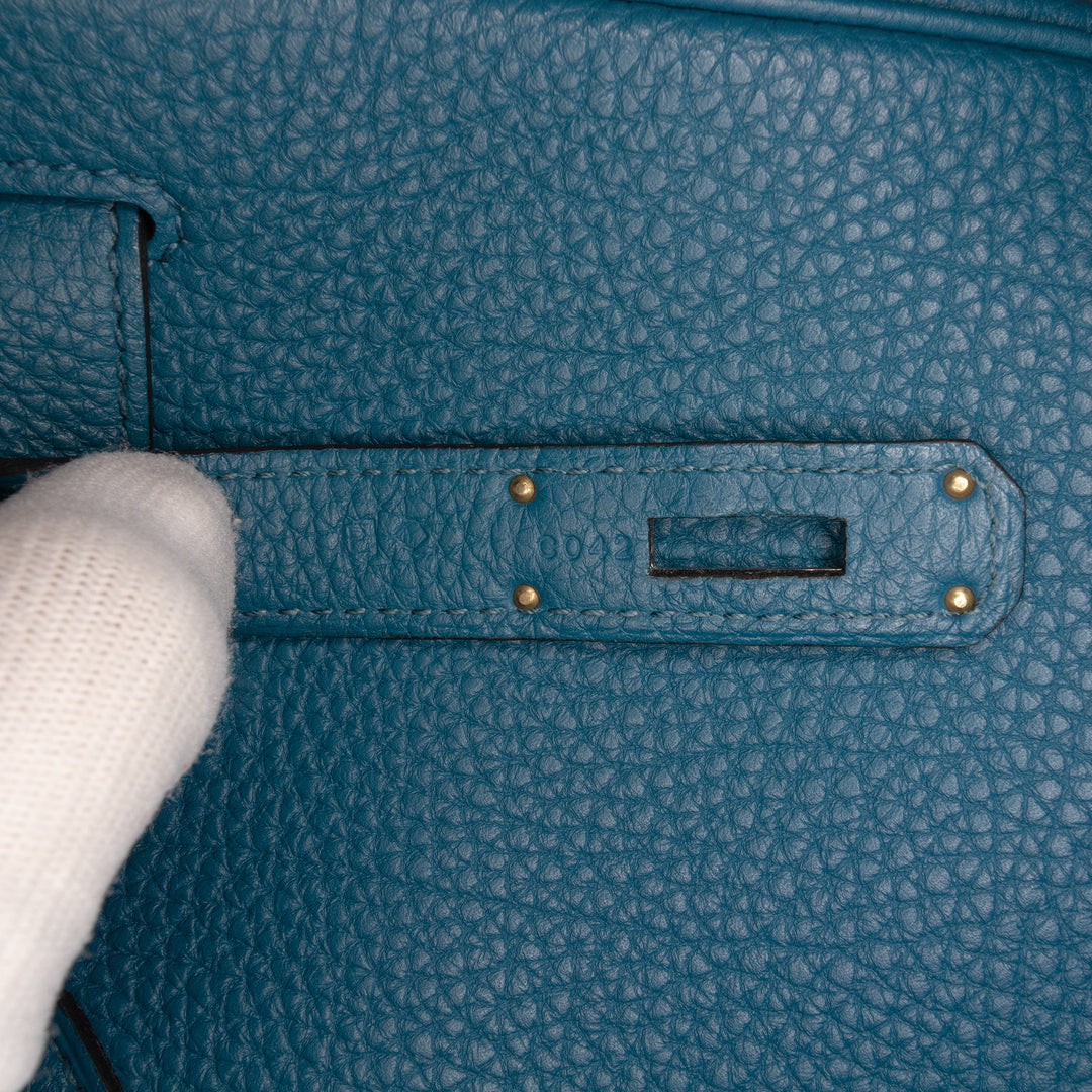 Togo Birkin Retourne 35 Blue - Gaby Paris