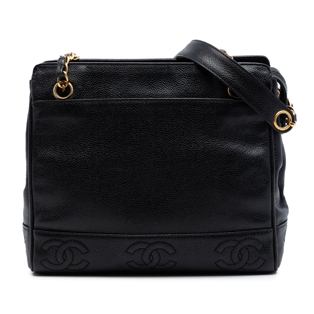 Chanel Triple CC Caviar Cabas