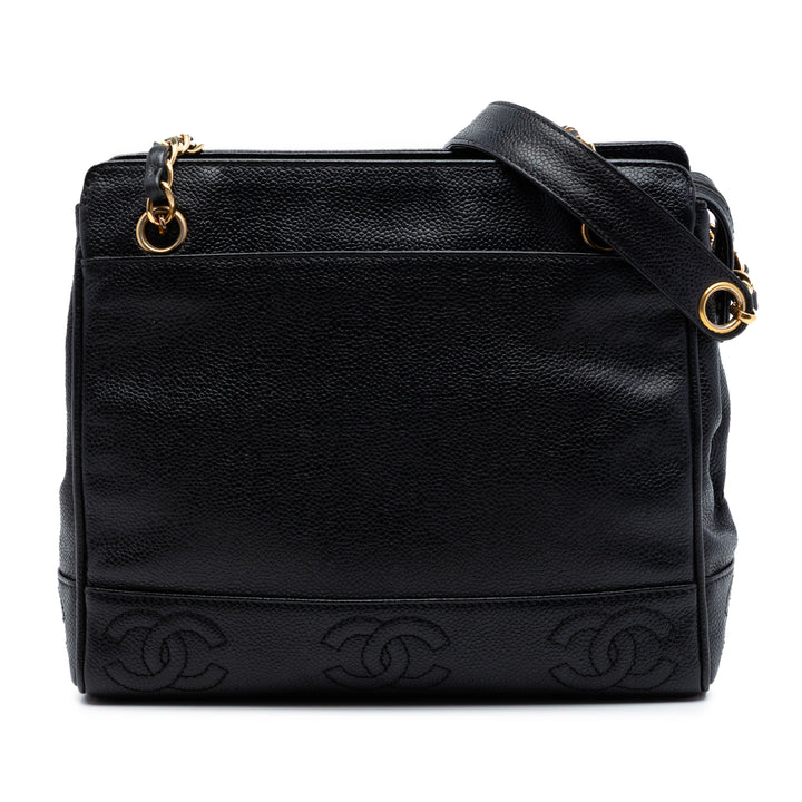 Chanel Triple CC Caviar Cabas