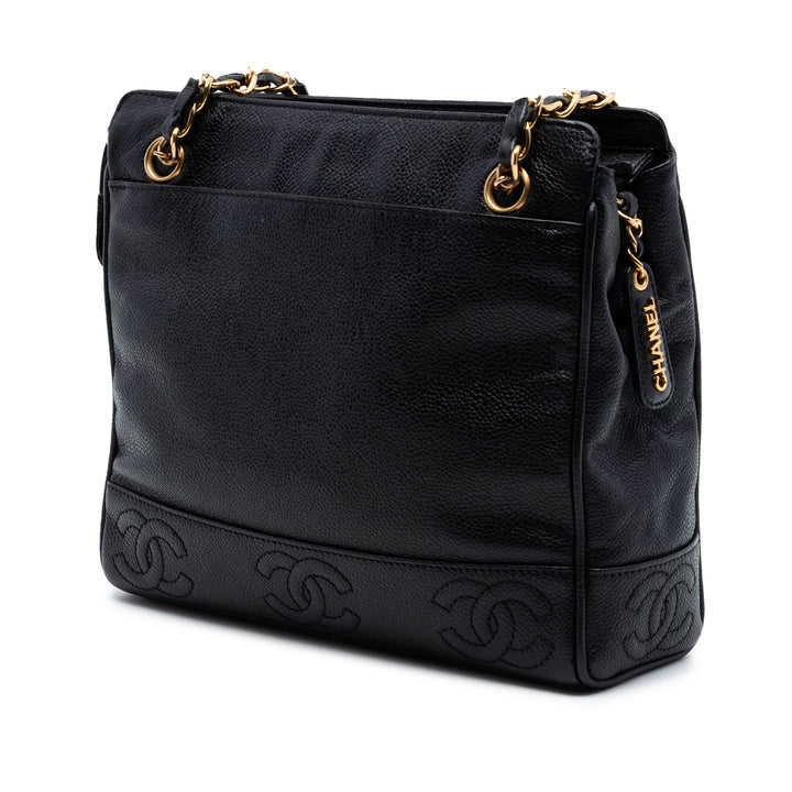 Chanel Triple CC Caviar Cabas
