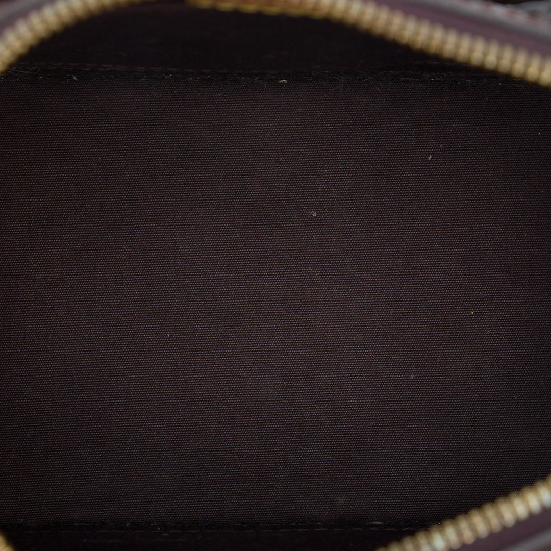Louis Vuitton Sac à main Alma Monogram BB Cuir verni Violet – vue 4 – GABY PARIS