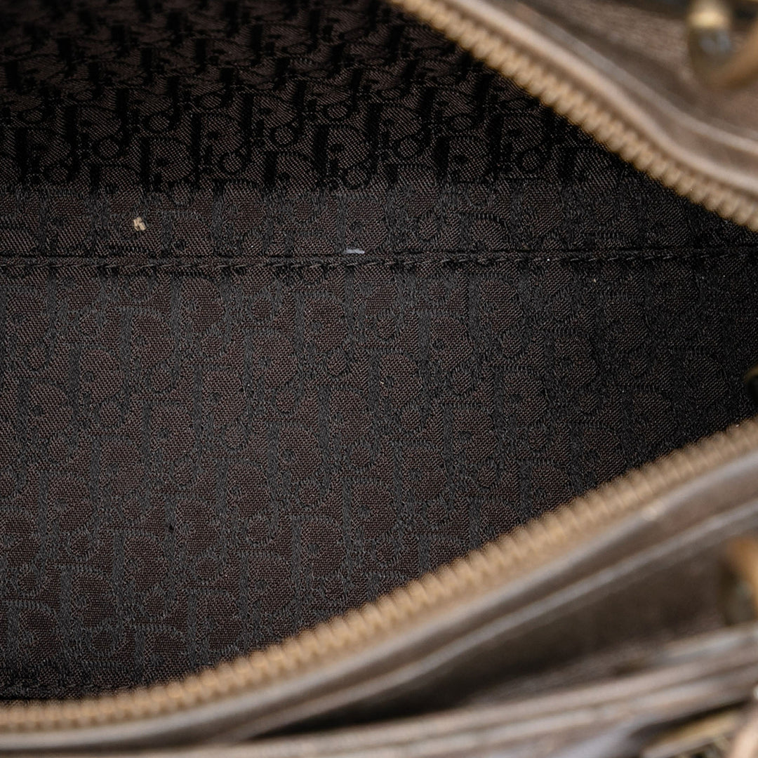 Dior Medium Metallic Cuir d’agneau Cannage Lady Dior