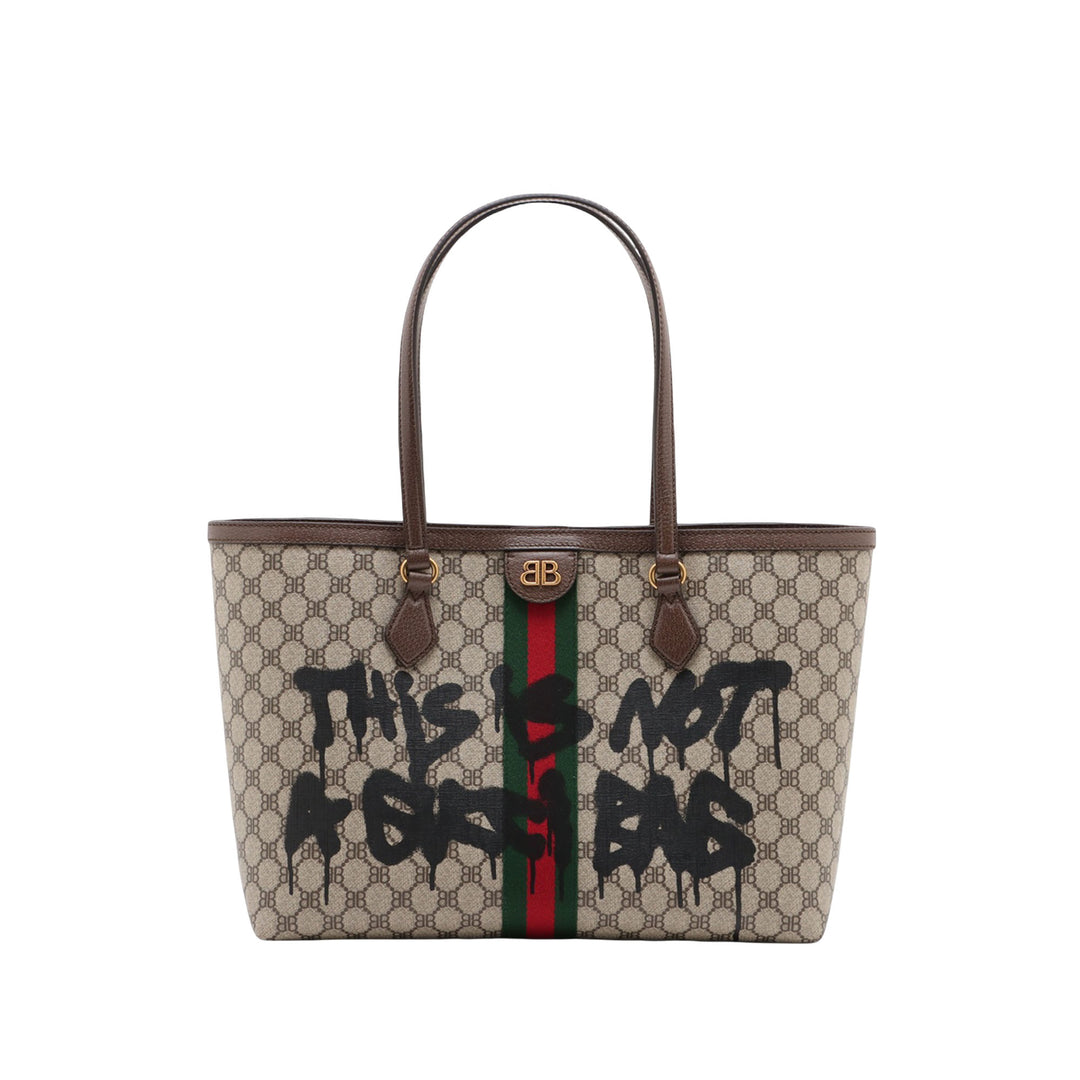 Balenciaga The Hacker Project Medium BB Supreme Graffiti Ophidia Cabas