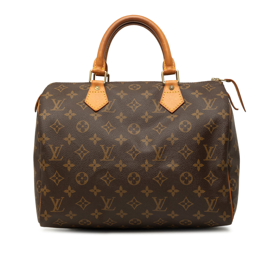 Louis Vuitton Sac à main Speedy 30 Monogram Marron – vue principale – GABY PARIS