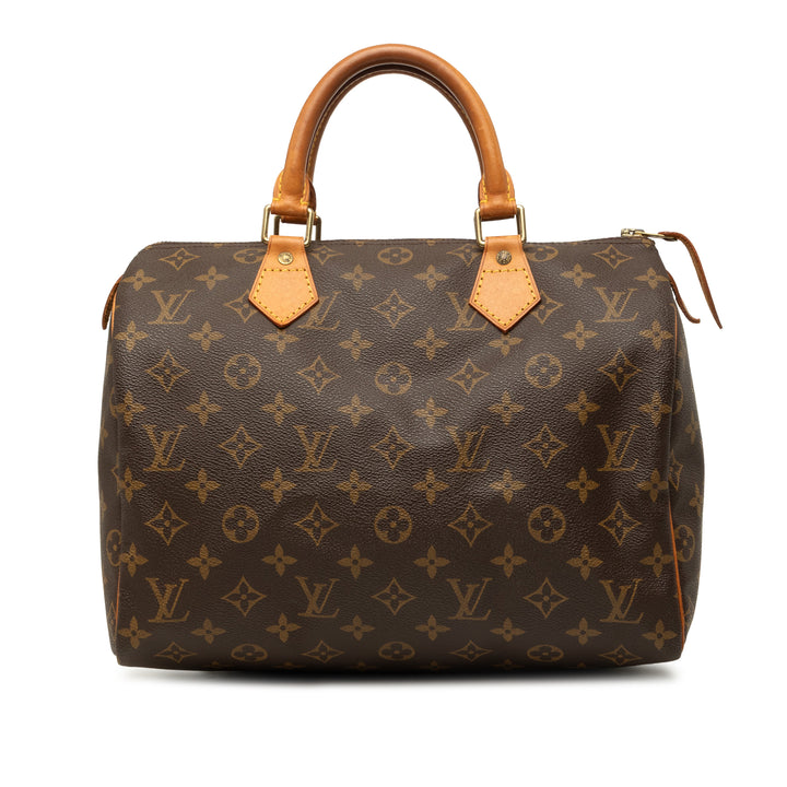 Louis Vuitton Sac à main Speedy 30 Monogram Marron – vue principale – GABY PARIS