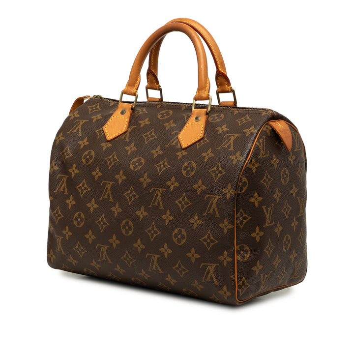 Louis Vuitton Sac à main Speedy 30 Monogram Marron – vue 2 – GABY PARIS