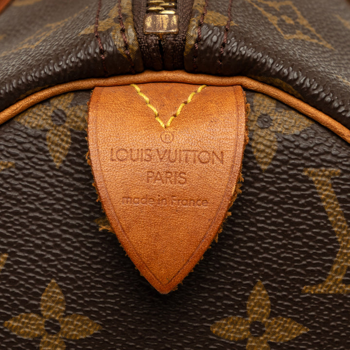 Louis Vuitton Sac à main Speedy 30 Monogram Marron – vue 5 – GABY PARIS