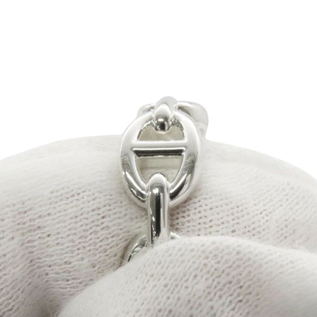 Hermès Sterling Argenté Chaine d'Ancre Enchainee Bague Argenté