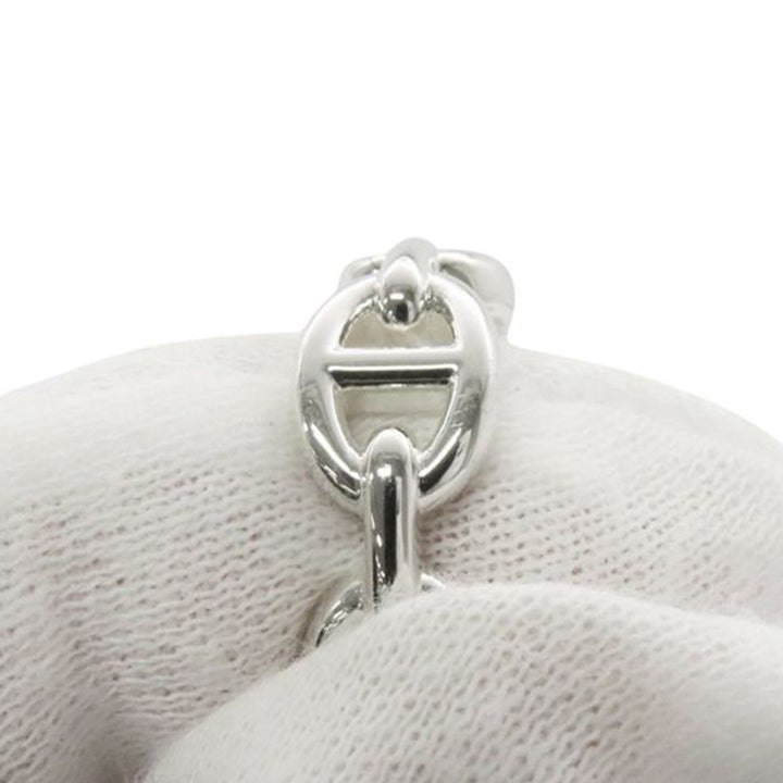Hermès Sterling Argenté Chaine d'Ancre Enchainee Bague Argenté
