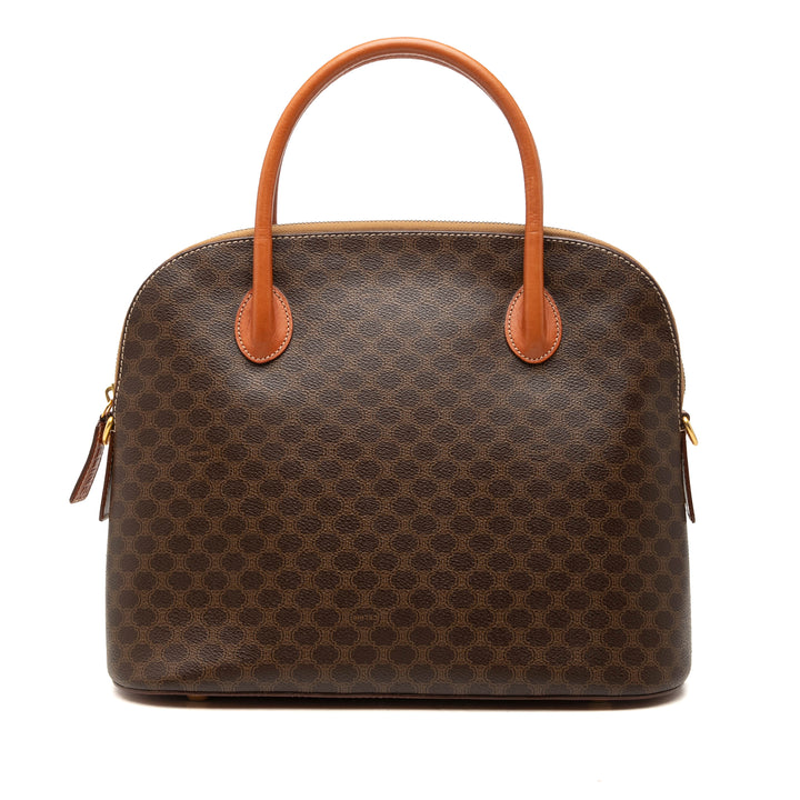 Celine Macadam Sac dôme Toile enduite Marron – vue principale – GABY PARIS
