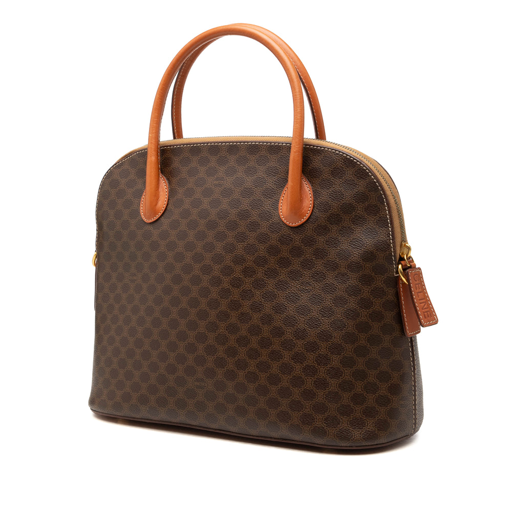 Celine Macadam Sac dôme Toile enduite Marron – vue 2 – GABY PARIS