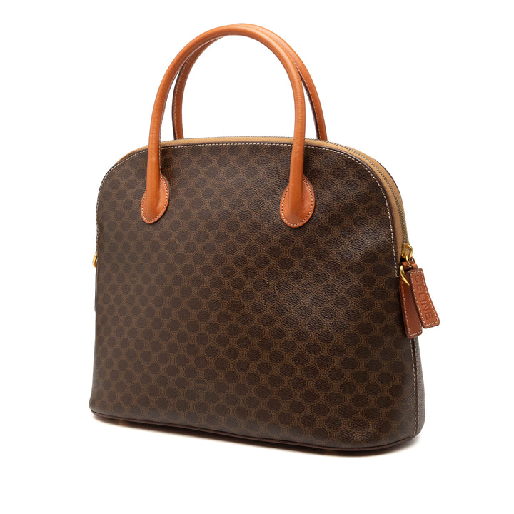 Celine Macadam Sac dôme Toile enduite Marron – vue 2 – GABY PARIS