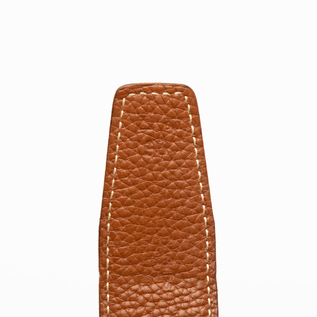 Hermès Box Veau et Togo Constance H Reversible Belt