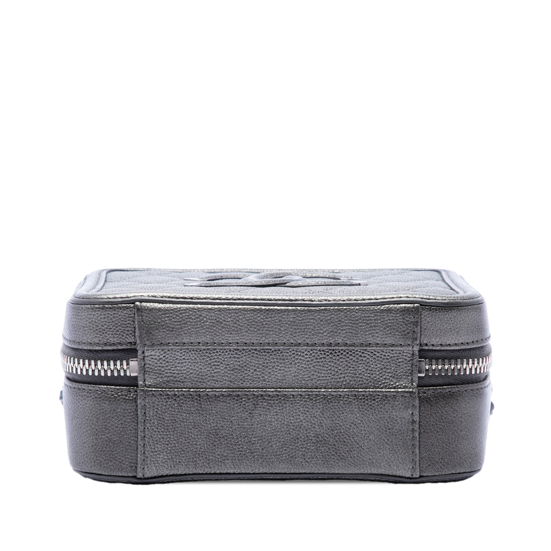 Chanel Small Metallic Caviar CC Filigree Vanity