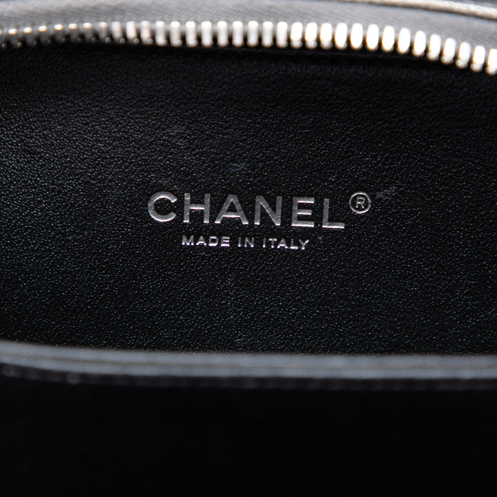 Chanel Small Metallic Caviar CC Filigree Vanity