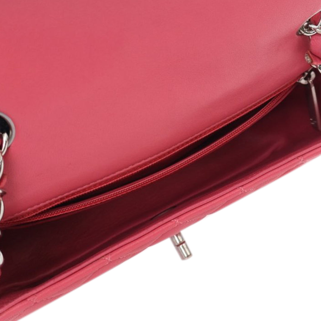 Chanel Classic Rectangulaire Rabat simple Mini Cuir d'agneau