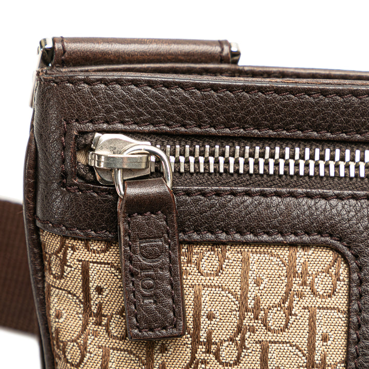 Diorissimo Trotter Canvas Street Chic Crossbody Brown - Gaby Paris